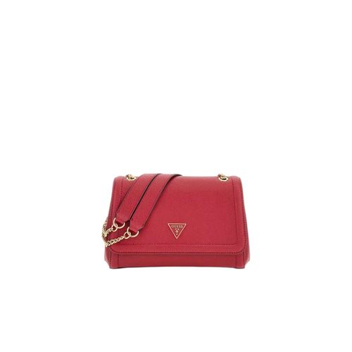 Sac bandoulière Guess Noelle Saffiano Femme Rouge