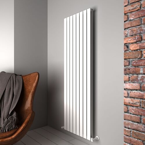 Carisa Plata Radiateur Vertical Double-Éco-énergétique, Design Moderne, Blanc, 180 x 56 cm