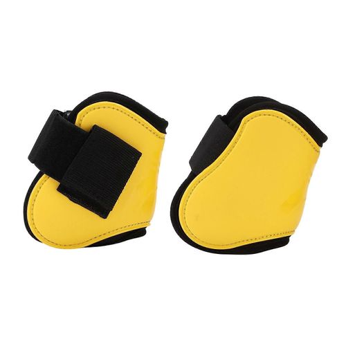 Bottes De Tendon De Cheval 4 Pcs Bottes De Protection Confortables Et Réglables Pour Le Saut D'obstaclesjaune Lot De 2 Bottes De Jambe Arrière (M)