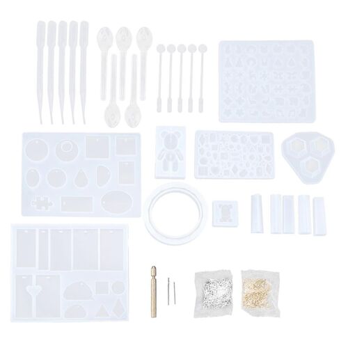 Bijoux Moule Outils Fait À La Main Bricolage Boucles D'oreilles Colliers Pendentifs Art Artisanat Casting Ensemble