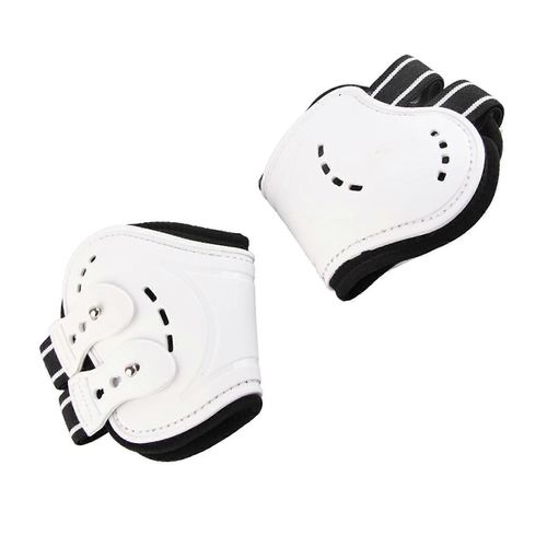 Bottes De Boulet De Cheval Résistantes Aux Chocs Bottes De Jambe Arrière De Cheval Respirantes Pour Équipement De Protection De Cheval Blanc L