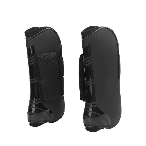 4pcs Cheval Tendon Bottes Protectrices Légères Et Réglables Pour Cheval De Sauterblack Lot De 2 Bottes De Jambe Avant (Xl)