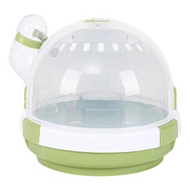 Hamster Cage Cage Mignon Portable Petit Animal Étui De Transport Pour Hamsters Golden Bears Petits Animaux Ufo Matcha