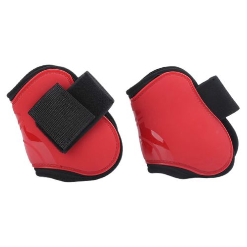 Bottes De Tendon De Cheval Protecteurs De Boulet D¿Équitation Pu Shell Botte De Protection De Tendon De Chevalred Hind L