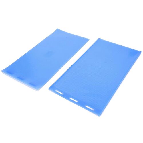 2 Pc Caoutchouc Cire D'abeille Feuille Moule Flexible DIY Cire D'abeille Presse Outil pour Apiculteur FournituresBleu Foncé