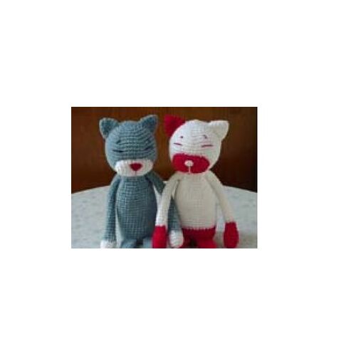 Patrons Crochet Amigurumi (Chat, Cheval, Dragon, Éléphant)
