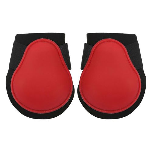 1 Paire De Bottes De Jambe Arrière De Cheval Bottes De Tendon De Cheval Pour Sauter, Courir, Sports À Grande Vitesse, Jambes Arrière Rouges M