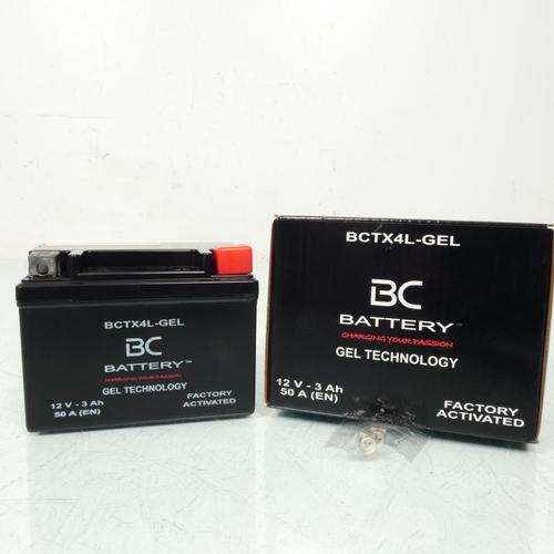 Batterie Sla Bc Battery Pour Scooter Piaggio 50 Zip 2t Sp 1996 À 2014 Ytx4l / 12v 3ah Neuf
