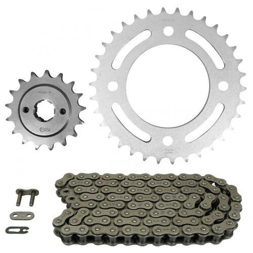 Kit Chaîne Afam Pour Moto Honda 500 Cb F 1975 À 1977 17x34 Pas 530 Neuf