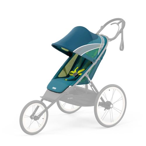Habillage De Siège Poussette Avi - Maliblue/Mid Turquoise - Cybex Gold