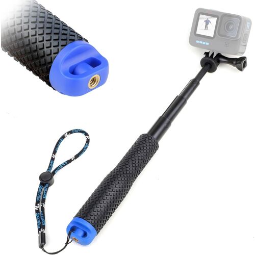 JGD-Perche à selfie étanche, 17,8 cm à 58,4 cm, courte extension compacte pour GoPro Hero 12 11 10 9 8 7 6 5 4 Session Max Insta360 X3 GO3 AKASO DJI Osmo Action 4 3 2 1