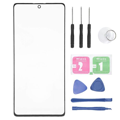Kit de remplacement de lentille d'affichage externe en verre d'écran extérieur avant OCA Tape pour Samsung Note 20