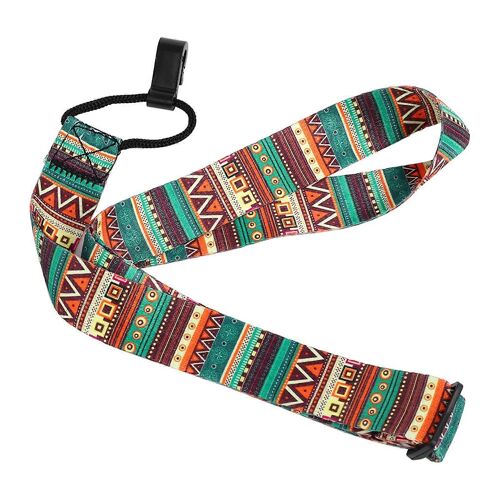 Ceinture De Ceinture Universelle En Ukulélé En Nylon Réglable Avec Crochet Mini Guitare