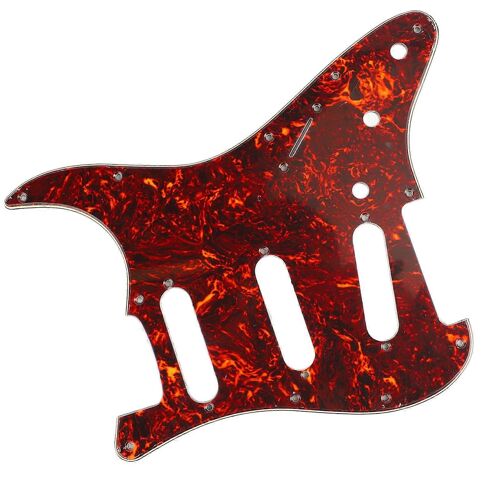 Plaque De Protection De Guitare De Remplacement De Feuille D'aluminium De Protection De Protection Contre Les Rayures De Pvc Gsss35