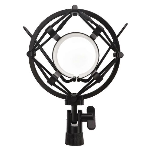 Support De Micro Antichoc Support De Micro Clip De Suspension Sans Vibration Accessoires De Guitare Noir