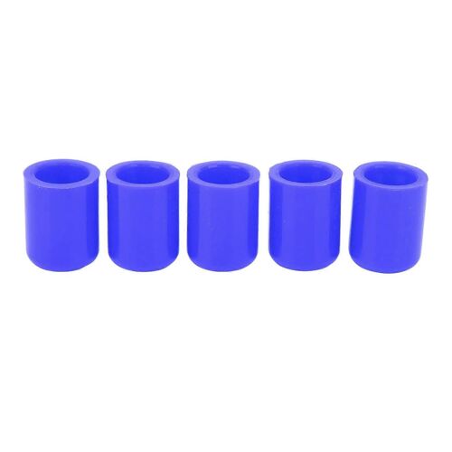 5pcs Automobile Admission Aspirateur Tuyau Capuchon Silicone Résistant Aux Intempéries Tuyau D'aspirateur Extrémité Pour 19mm Tube Bleu