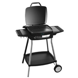 Barbecue Plancha électrique FlameMaster 2000 ProCook - 2000 W - Grande surface de cuisson de 43 x 38 cm - Anti adhesif - Couvercle Rabattable - Plateau Ramasse-graisses - Thermostat - Straße Tech