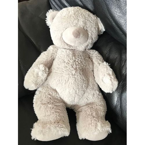 Doudou Eurodiff Bouchara Ours Gris Pantin 29cm