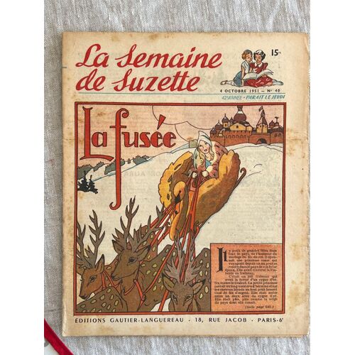 La Semaine De Suzette. La Fusée. 4 Octobre 1951-No 40.