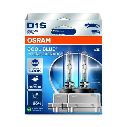 Kit 2 Ampoules Xénon Auto Osram Xenarc® Cool Blue® Intense D1s Nextgen 66140cbn-2hb