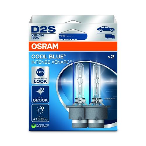 Kit 2 Ampoules Xénon Auto Osram Xenarc® Cool Blue® Intense D2s Nextgen 66240cbn-2hb