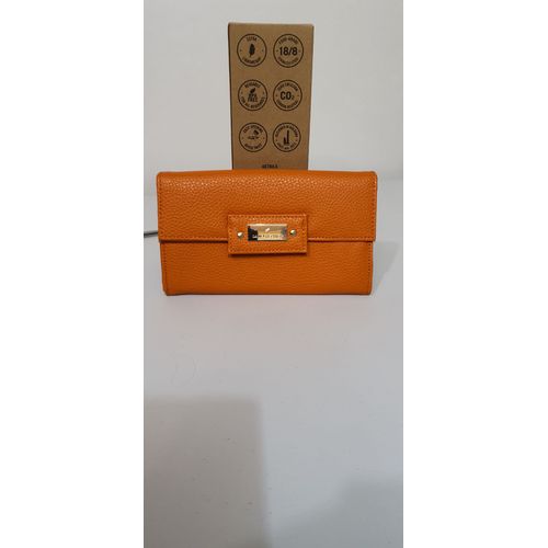 PORTEFEUILLE ORANGE FEMME DANIEL HECHTER