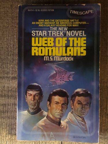 The New Star Trek Novel Web Of The Romulans Ms Murdock 