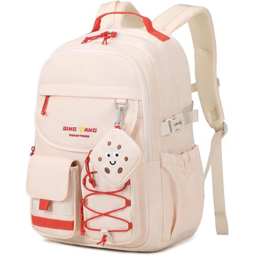 Cartable Fille Primaire, 20 Litres Sac Ecole Fille Cartable Kawaii Avec Porte-Monnaie, Léger Sac A Dos College Fille Sacs Scolaires Pour Enfants De 8 À 14 Ans