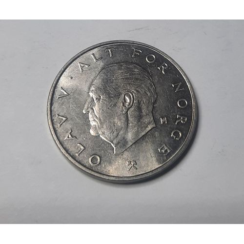 1 Krone Norvège Portrait D'olav V, Roi De Norvège 1981 Ng_12