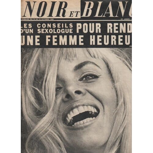 Noir Et Blanc N°1228 Du 10 Au 16 Oct 1968 - Josephine Baker - Frida Boccara - Jacqueline Malllan - La Mini-Jupe -Maigret Contre L'ogresse Jeanne Weber -Ludmilla Tcherina - Paulette Grandon 32p