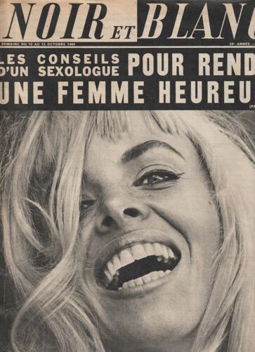Noir Et Blanc N°1228 Du 10 Au 16 Oct 1968 - Josephine Baker - Frida Boccara - Jacqueline Malllan - La Mini-Jupe -Maigret Contre L'ogresse Jeanne Weber -Ludmilla Tcherina - Paulette Grandon 32p