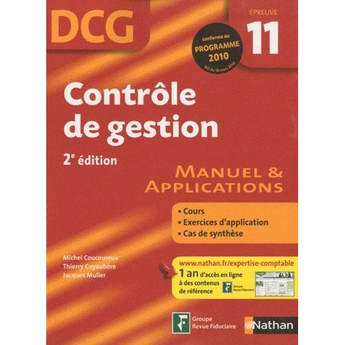 Contrôle De Gestion Dcg 11 - Manuel & Applications