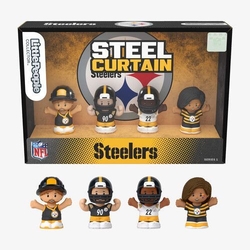 Fisher Price - Little People Collector X Nfl - Pittsburgh Steelers 4-Pack [Collectables] Figure, Collectible