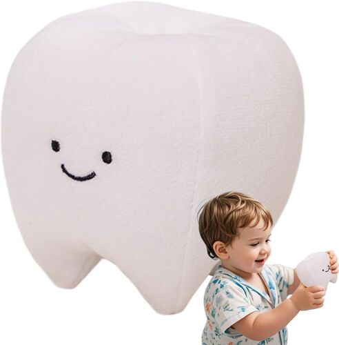 Coussin Fée des Dents pour fille | Coussin Fée des Dents tout doux et mignon | Peluche anti-stress pour la décoration de la maison, de l'école, des voitures, de la famille, des amis et des filles