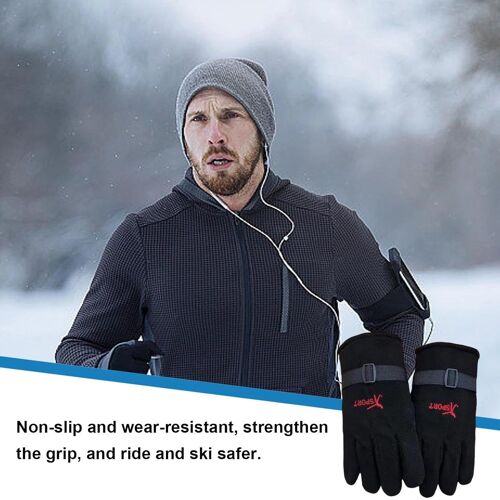 Gants De Ski - Gants De Cyclisme D'extérieur | Gants Coupe-Vent Et Chauds Pour Écran Tactile, Pour La Marche, Le Camping Et L'hiver