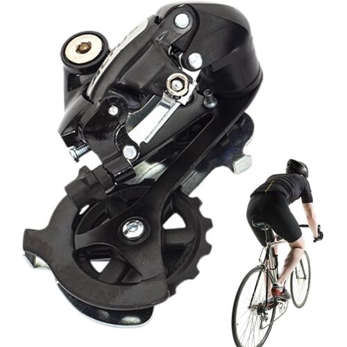 Dérailleur Arrière 7 Vitesses | Manette De Vitesse 7 Vitesses | Manette De Vitesse Silencieuse En Acier Robuste Pour Cyclisme En Extérieur Pliable