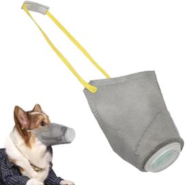 Muselière Pour Petits Chiens, Protège-Dents Pour Chiens - Muselière Réglable Avec Filtre À Air Pour Chiots, Empêche Les Chiens De Mordre, De Mâcher Et De Lécher. Muselière Réutilisable Pour Petits Chiens