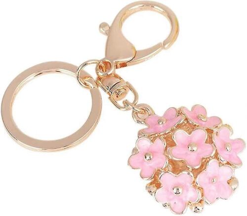 Creative Flower Keychain Car Key Ring Pendentif Sac Pendentif Décorations Sac à main Pendentif Sac Porte-clés