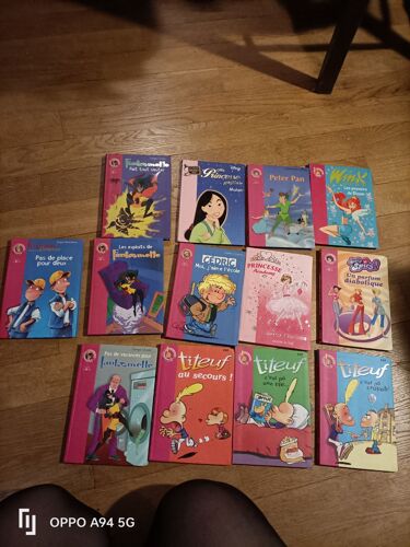 13 Bibliothèque Rose 3 Fantomette + 3 Titeuf+2 Disney+ Winx+ Cédric+Totally Spies Un Parfum Diabolique+Princesse Academy+Cedric Moi J'aime L'ecole+Pas De Place Pour Deux