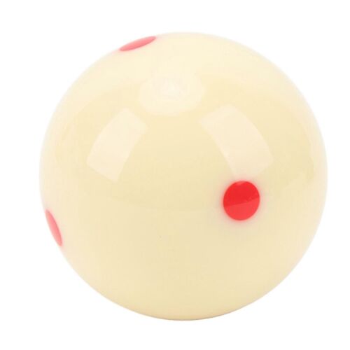 Boule De Billard Blanc De 57 Mm 6 Points Rouges Anti Rayures Résistant Aux Chocs Billard Table De Billard Boule De Billard Pour Le Jeu