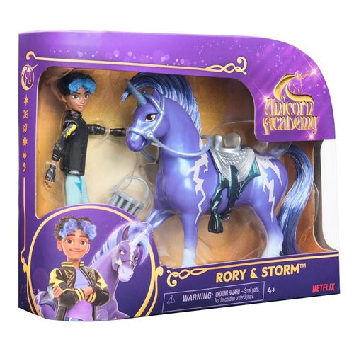 L'ECOLE DES LICORNES COFFRET LICORNE ET POUPEE STORM ET RORY Unicorn Academy