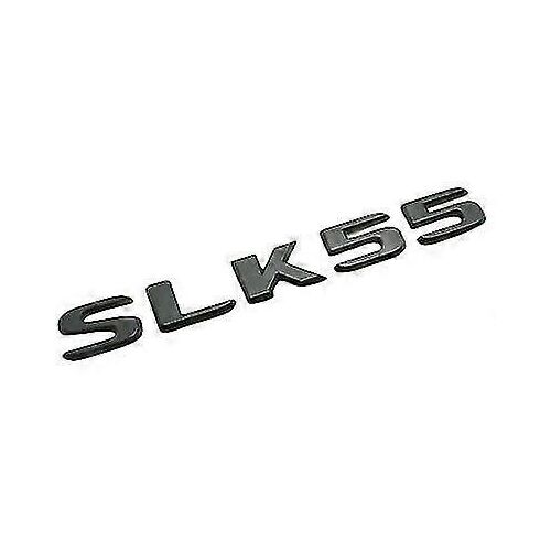 Noir Mat Slk55 Voiture Lettre Numéro De Coffre Arrière Badge Emblème Pour Mercedes Benz