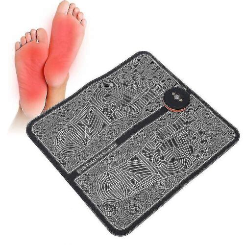 Ems Foot Massager, Tapis De Massage Des Pieds Rechargeable Électrique Soulagement De La Douleur Foot Pad Feet Muscle Stimulator Avec Sac De Rangement -