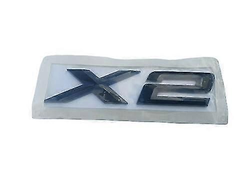 Lettrage Arrière Bmw X2 Pour Coffre À Couvercle, Badge, Emblème, Série Xdrive, Noir Mat