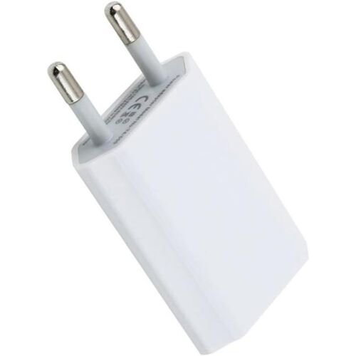 KAL-Chargeur USB 5 V/1 A Blanc, Adaptateur de Charge USB, Chargeur de, Chargeur Mural, d'alimentation, téléphone pour, Montre Intelligente, écouteurs