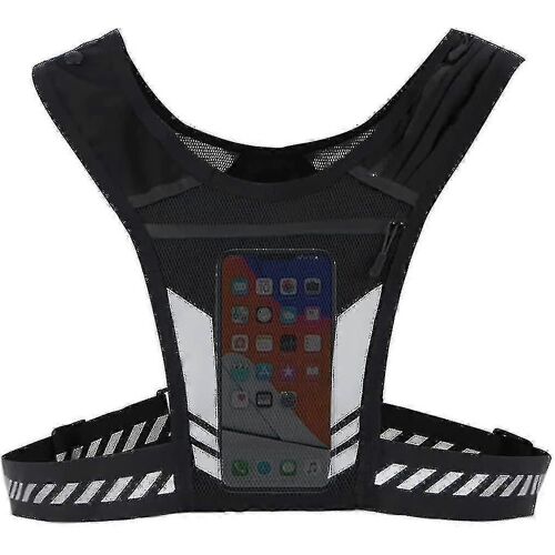 Gilet De Course Support De Téléphone, Gilet De Course Réfléchissant Respirant, Gilet De Jogging Sportif Pour La Course, Gymnase, Vélo