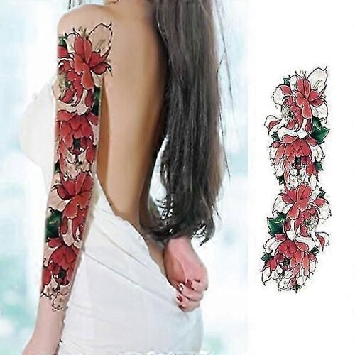 Tatouage Temporaire Faux Tatouage Manchon Faux Tatouage Fakesleeve Multicolore 