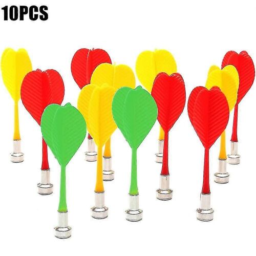 10 Pcs Remplacement Fléchettes magnétiques Fléchettes en plastique Aile Fléchettes pour Aimant Fléchettes Cible Jeu Jouets