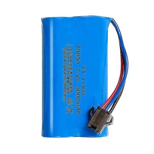 18650 Batterie au lithium 7.4V Sm Connecteur 3000mah Jouet Télécommande Bombe à eau électrique Batterie rechargeable