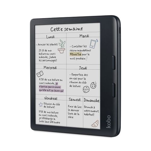 Liseuse eBook Kobo Libra Colour 32 Go 7 pouces Noir